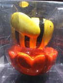 Bumble Bee And Flower Salt & Pepper Shakers In Original Box