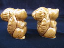 Vintage Brown Squirrel Salt & Pepper Shakers