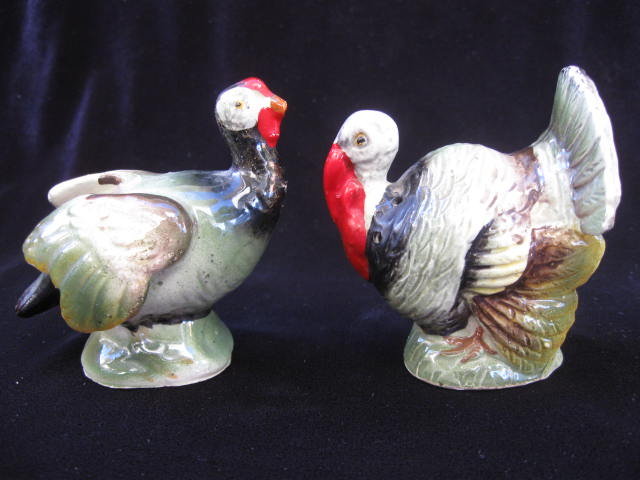 Vintage Thanksgiving Turkey Salt & Pepper Shakers