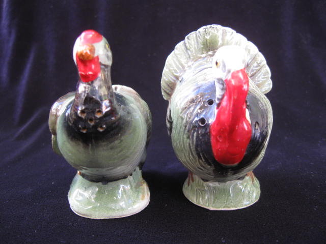 Vintage Thanksgiving Turkey Salt & Pepper Shakers