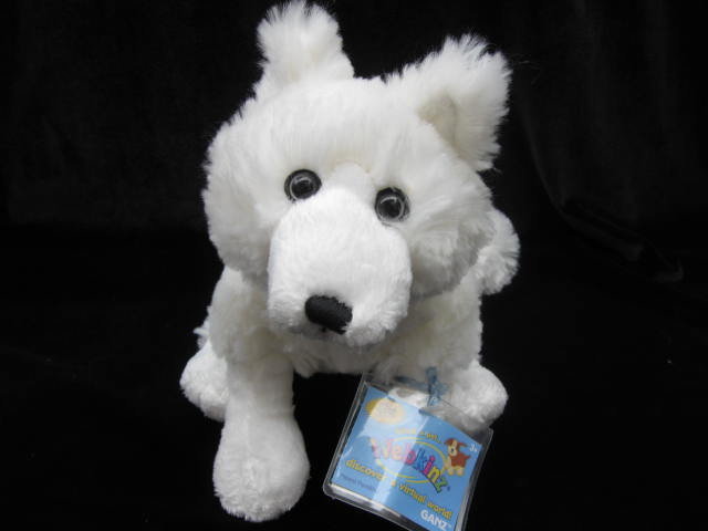 New Rare Webkinz White Arctic Fox - Brand New With Code