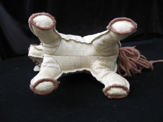 Vintage Hand Made Linoleum Horse or Pony