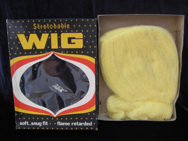 Vintage Collegeville Halloween Blonde Wig Costume