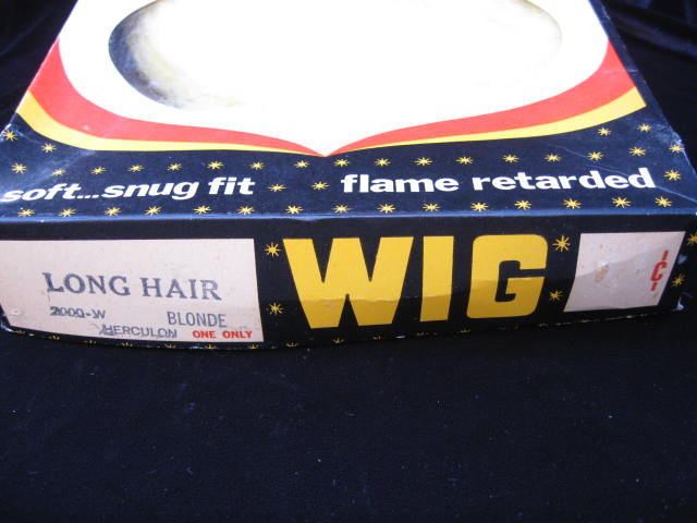 Vintage Collegeville Halloween Blonde Wig Costume