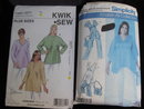 Lot of 2 Sewing Patterns Women's Simplicity 4556 & Kwik Sew 3371 Pants Tunic & Bag Size 26W - 32W 1X - 4X