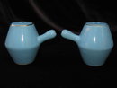 Vintage Blue Fruit Art Deco Salt & Pepper Shakers