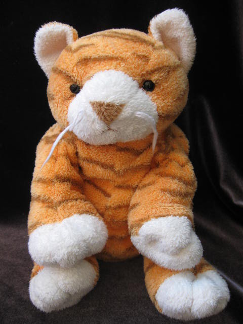 Ty Purrz The Tiger Kitty Cat Pluffies Pluffie