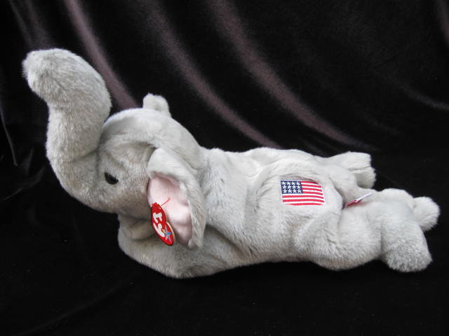 New Righty The Republican Flag Elephant Beanie Buddy