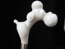 Vintage White Poodle Shoe Horn