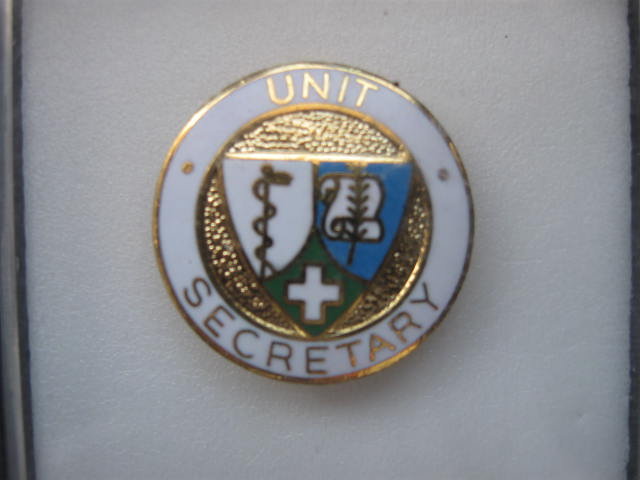 Unit Secretary Nursing Caduceus Pin