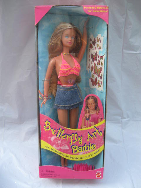 Mattel Butterfly Art Barbie Doll - Tattoo Barbie