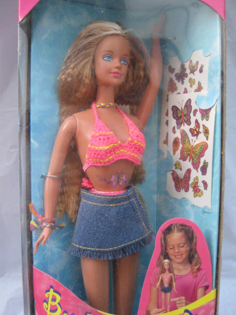 Mattel Butterfly Art Barbie Doll - Tattoo Barbie