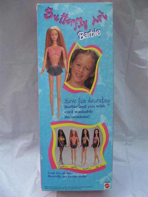 Mattel Butterfly Art Barbie Doll - Tattoo Barbie