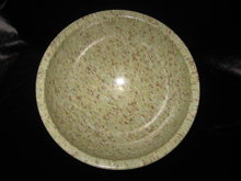 Medium Green Texas Ware Melmac Confetti Spatter Garbage Bowl