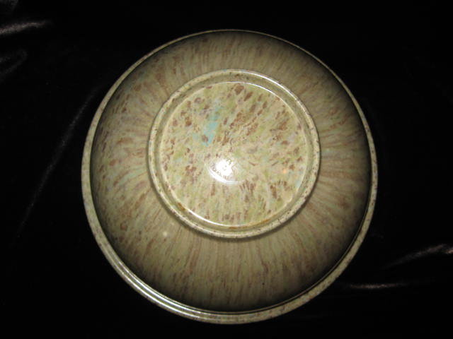 Medium Green Texas Ware Melmac Confetti Spatter Garbage Bowl