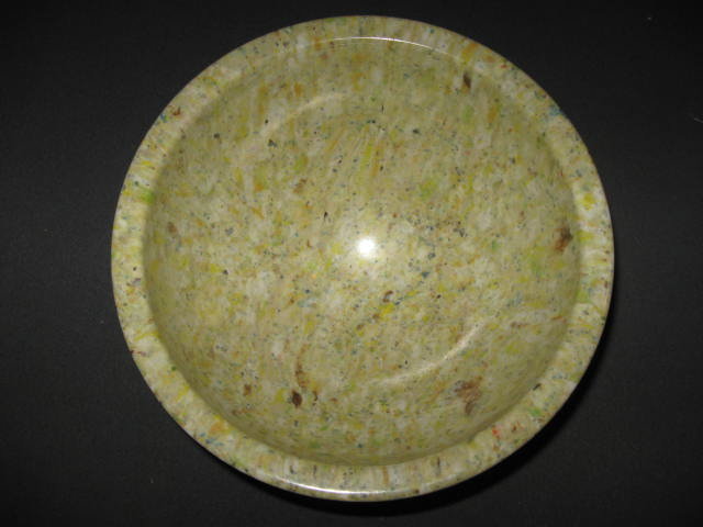 Small Green Texas Ware Melmac Confetti Spatter Garbage Bowl