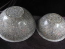 Set of 2 Gray Brookpark Melmac Confetti Spatter Garbage Bowls