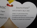 Ty Deutschland Retired German Germany Exclusive Beanie Baby Bear With Flag Nose