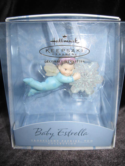 Hallmark 2002 Baby Estrella Frostlight Faeries, Too Christmas Tree Ornament