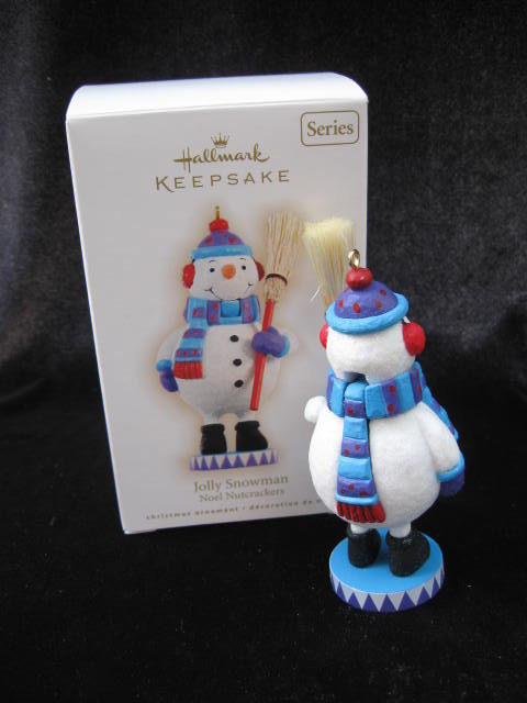 Hallmark 2009 Jolly Snowman 2nd In Noel Nutcrackers Series Christmas Tree Ornament
