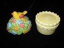 Cooks Club Bird On Flower Pot Salt & Pepper Stacking Shakers