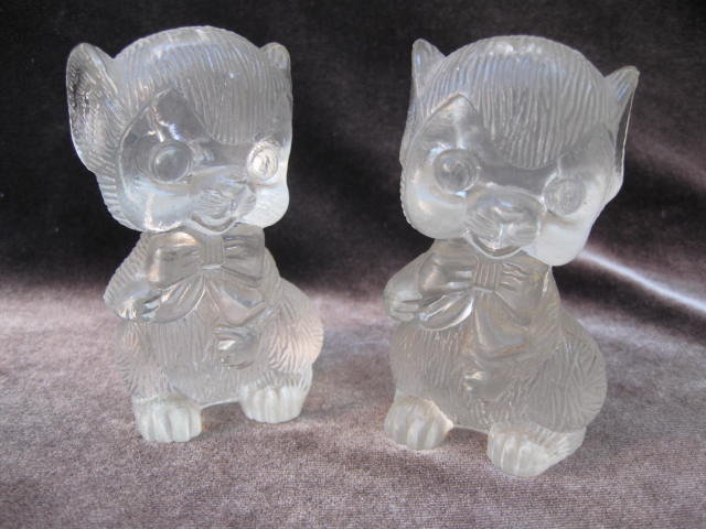 Clear Mice Salt & Pepper Shakers
