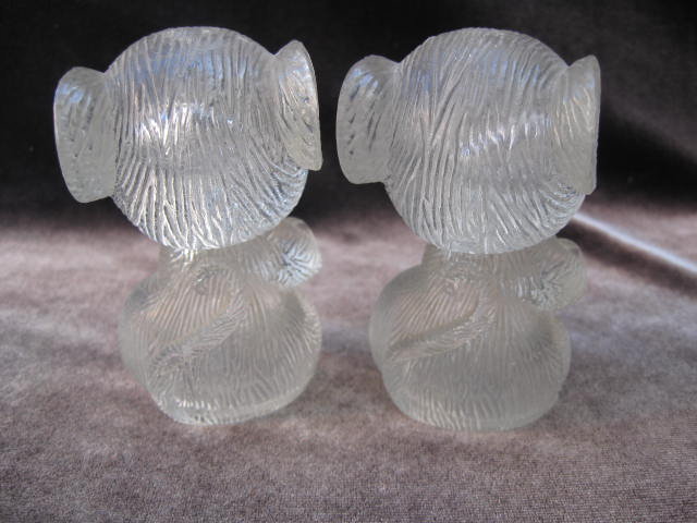 Clear Mice Salt & Pepper Shakers