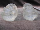 Clear Mice Salt & Pepper Shakers