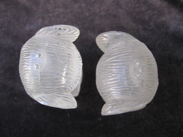 Clear Mice Salt & Pepper Shakers