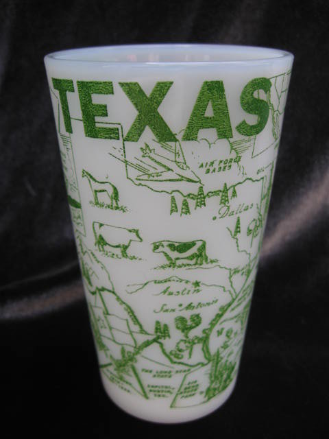Vintage Texas Tumbler & 2 Pedestal Mugs Lot of 3