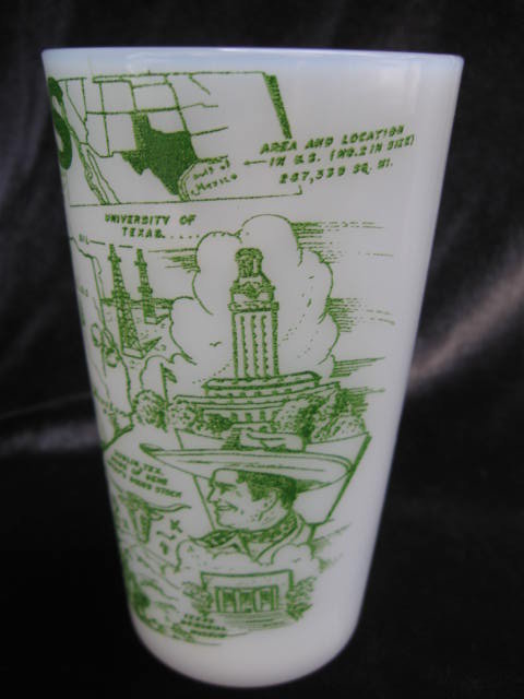 Vintage Texas Tumbler & 2 Pedestal Mugs Lot of 3