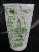 Vintage Texas Tumbler & 2 Pedestal Mugs Lot of 3