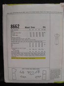 New Vintage McCall's 8662 Misses' Shift Dress Sewing Pattern 1960's