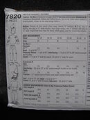 New Simplicity 7820 Men's or Teen Boys' Wizard of Oz Scarecrow & Tin Man Halloween Costume Sewing Pattern OOP