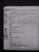 New Simplicity 8399 Misses' The Titanic Rose Halloween Costume Sewing Pattern OOP
