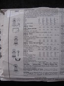 Vintage McCall's 2957 Girls' Frontier Pilgrim Halloween Costume Sewing Pattern