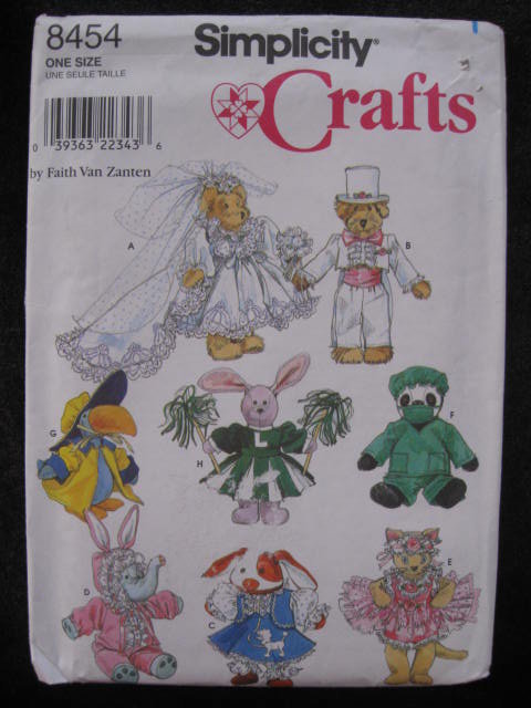 Simplicity 8454 Halloween Costume Clothes For 8 - 9