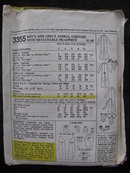 Vintage McCall's 3355 Boy's & Girl's Bunny Tiger, Cat Mouse PJ's Animal Halloween Costume Sewing Pattern