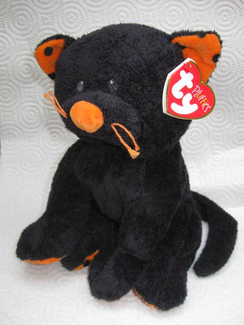 Ty Pluffies Pluffie Trickery The Halloween Black Cat Retired