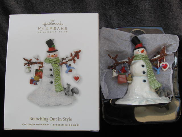Hallmark 2010 Branching Out In Style 1st In Series Club Exclusive Christmas Tree Ornament
