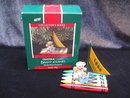 Hallmark 1989 Bright Journey Crayola Crayon 1st In Series Christmas Tree Ornament