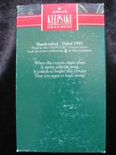 Hallmark 1991 Bright Vibrant Carols Crayola Crayon 3rd In Series Christmas Tree Ornament