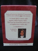 Hallmark 1998 Bright Sledding Colors Crayola Crayon 10th In Series Christmas Tree Ornament