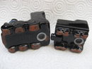 Vintage Set Souvenir Locomotive and Coal Car Train Salt & Pepper Shakers