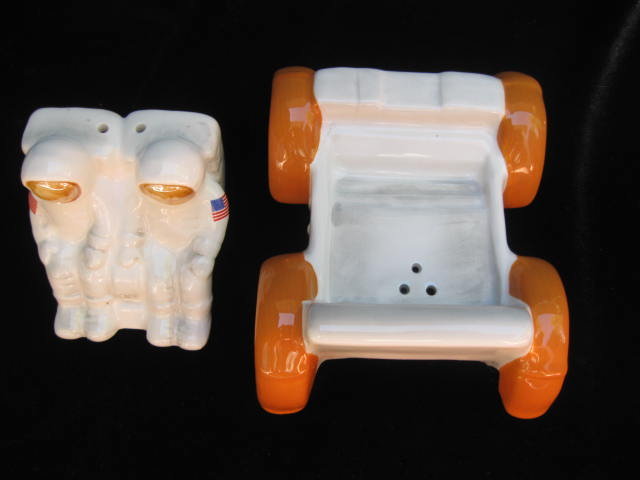 Astronaut & Land Rover Salt & Pepper Shakers