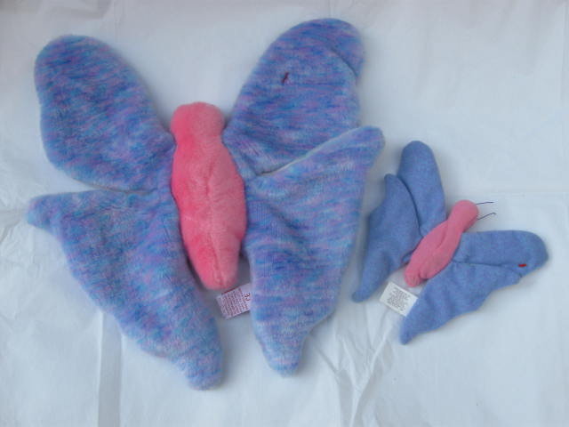 Ty Flitter The Butterfly Beanie Buddy + Teenie Beanie