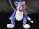 Ty Kooky The Blue Stripped Cat Retired Beanie Baby