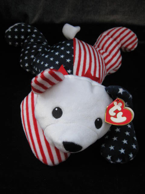 Ty Sparkler The Patriotic Bear Retired Pillow Pal