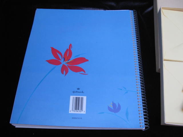 Vintage 1987 Hallmark Address & Card Holder & Ambassador Stationery