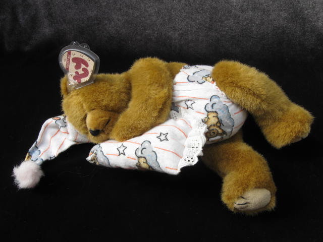 Ty Attic Treasure Precious The Jointed Sleeping Teddy Bear